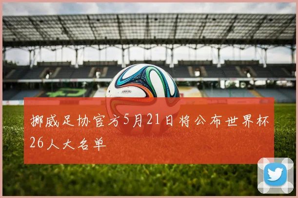 挪威足协官方5月21日将公布世界杯26人大名单